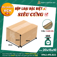 Combo 80 hộp carton đóng hàng 20x15x10 đựng phụ kiện mỹ phẩm đồ gia dụng tiện lợi giá gốc tận xưởng
