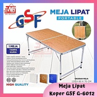 Meja Lipat Koper GSF G-6012 - Meja Jualan - Meja Lipat Koper HPL -