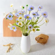 Silk Poppy Flowers 60cm Artificial Poppies for Wedding Arch Decoration Church