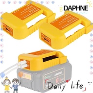 DAPHNE-HOME USB Charger Adapter Type C Power Tools Connector For Makita/Dewalt/Milwaukee Phone Charger for Milwaukee