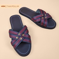 Leatherista Lokal Takipsilim (Leather Alpombra House Slippers for Men)