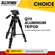 ZOMEI Q111 56 Inch Lightweight Camera Aluminum Tripod Black