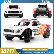 MJX 14211 1:14 Rc Car MJX HYPER GO 14211 Remote Control Car Brushless High-Speed 4wd Desert Short Tr