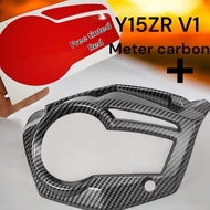 Cover Meter y15 v1 Yamaha Y15 v1 Cover Meter y15zr Carbon TINTED