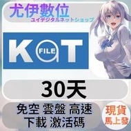 {尤伊數位}免空 雲端 序號 升級碼 會員 高速下載 katfile.com 30天