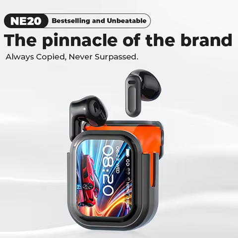 Auriculares Traductor DeIdioma 2026 HTC NE20 AI Translator Earbud Real-Time Translation Smart LCD Sc