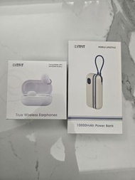 ITFIT 真無線耳機及10000mAh行動電源