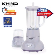 Khind Blender Stainless Steel Blade Malaysia SIRIM Tested 1.2 Litre Jug & Dry Mill 300W BL1220 BL101