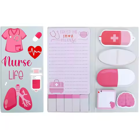 Nurse Gifts for Women,Cute Sticky Notes 440 Sheets,School Nurse Desk Accessories,Nursing School Esse