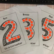 [Ready stock] Dot activity and sticker early learning montessori activity