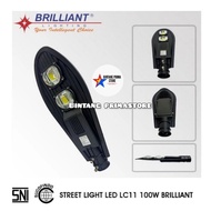 100W LED Street Light 100W Brilliant COB 2-Eye LED Street Light LC11 SNI