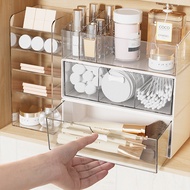 Q-6# Mirror Cabinet Storage Box Bathroom Cosmetics Lipstick Storage Box Transparent Bathroom Cabinet Organizing Box Wash
