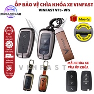 Ốp Chìa Khóa Xe Điện VF3 & VF5 Limo Green | Vỏ Bọc Chìa Khóa Cao Cấp | Bao Da Chìa Khóa VINFAST-Mộc 