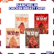 Danchelin / Chicken Breast Chips 30g / High-Protein Diet Snack / Original · Galbi · Ranch Sauce · Ho
