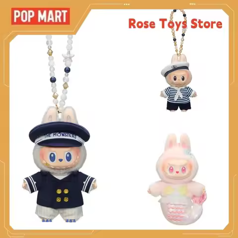 POPMART The Monsters De Vliegende Captain Labubu Sailor Series Vinyl Plush Blind Box Pendant Keychai