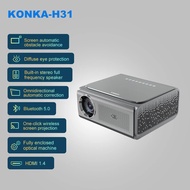 Eco-friendly Konka H31 HD 1080P Supported 4K Portable Outdoor Movie Projector for Home Theater