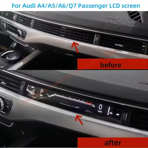 For Audi A4 S4 RS4 A5 S5 RS5 A6 A7 C8 Q7 3rd generation Passenger LCD screen Dashboard Co-pilot LCD 