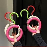 Dopamine hook/Multi-function rotating hanger without holes for scarves, hats, bags/Round scarf displ
