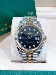 👑[現貨]🔥🔥Rolex Datejust 勞力士日誌系列 m126333-0006 黑面鑽刻 表徑41mm 自動機械 淨表 rolex/rolex submariner/rolex daytona/