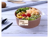 BỘ 50 TÔ GIẤY KRAFT 750ML - KÈM NẮP PP