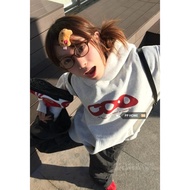 Western Style Fashionable Matching~Cap t University Korean Cap Genuine Version Long Sleeve essential