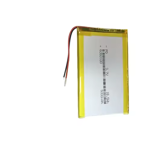3.7V 6060100 Polymer Lithium Battery 5000mAh for Power Bank & Smart Water Cup