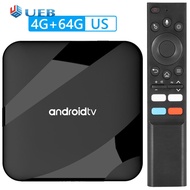 TV98เอทีวี S905W2แอนดรอยด์14.0สมาร์ททีวีกล่อง8K Quad Core 2.4G 5G รีโมทคอนโทรลด้วยเสียงแบบคู่กล่องแอ