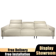 Recliner Sofa(FREE DELIVERY&INSTALL) Type NC9370 Cowhide Leather Sofa Genuine Leather Sofa USB Sofa