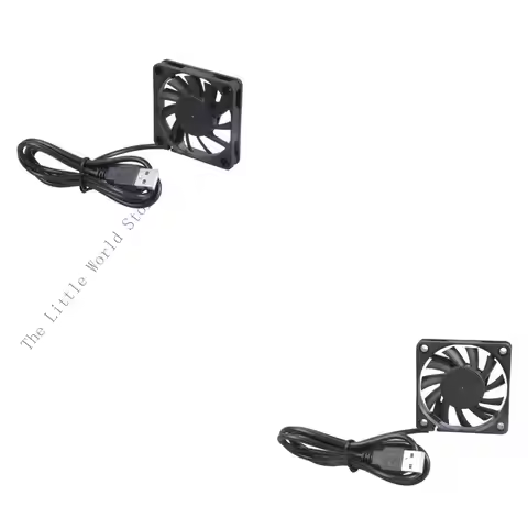 C1FD 60x60x10MM USB 5V Cooling Fan Portable Cooling Fan for Tablet Receiver Router DVR Computer Cabi