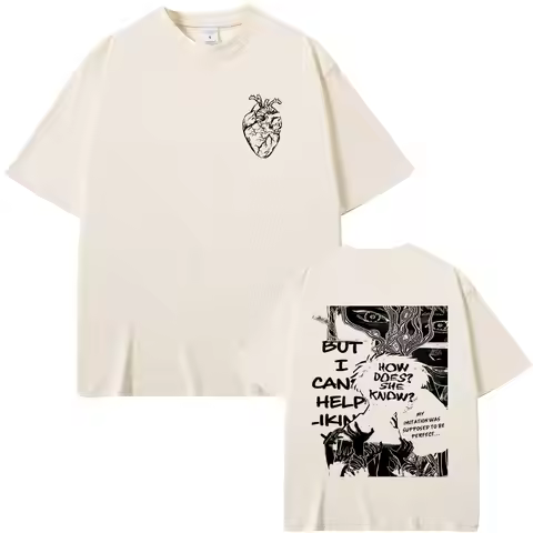 Anime The Summer Hikaru Died Hikaru Yoshiki Graphic T-shirt Men Women Casual Vintage T Shirts Men's 