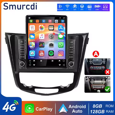 9.7" Android 16 Carplay Auto Car Radio For Nissan Qashqai J11 X-Trail T32 2013 2014 2015 - 2017 auto