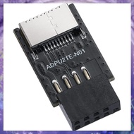 (Y W Z H)USB 2.0 Front Panel Header USB 9Pin to USB 2.0 Type-E Internal Adapter Motherboard Plug Ada