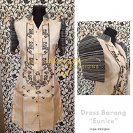 Modern Filipiniana Barong Dress