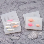 Mini Goldfish Mold Crystal Epoxy uv Glue Handmade DIY Accessories High Transparency Golden Arowana S