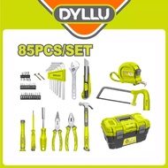DYLLU 85 Pcs Hand Tools Set DTHS3B85 Hand Tool Box Set