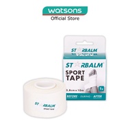 STARBALM Sport Tape White 3.8cm x 10m (Provide Support and Stability + Ease Pain in Muscles & Joints