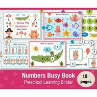 A39 - [PDF] I know my Number Busy Book 18 pages