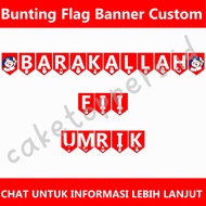 Bunting flag custom/flag banner custom