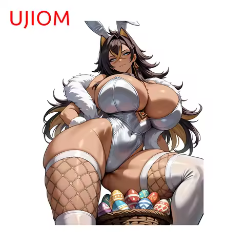 UJIOM Dehya Genshin Impact Hentai Big Breasts Wall Sticker Creative Personality Bunny Girl Decal Sui