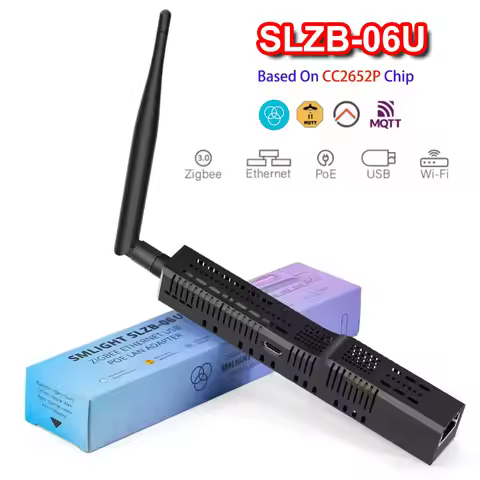 SMLIGHT SLZB-06U/M/P7/P10 Zigbee 3.0 to Ethernet USB WiFi Gateway Coordinator With PoE Works With Ho