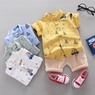 Fashion Baby Boy's Suit Summer Casual Clothes Set Top Shorts 2PCS Baby Clothing Set For Boys Infant 