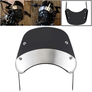 5-7 inch Motorcycle Retro Cafe Racer Headlight Windshield Instrument Visor For SUZUKI VX 800 / SV 65