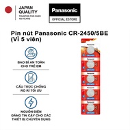 Pin nút Panasonic CR-2450/5BE (Vỉ 5 viên) - Hàng chính hãng