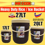 [MR.COOK] Heavy Duty Bekas Nasi Plas Nasi Tong Nasi Rice Bucket Cooler Box 60018/60022/60025 NCI The