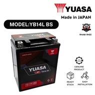 YB14L-BS YB14L YB14 YUASA GEL BATTERY CB1000 CB1100 F CX650 KZ1000 ZX750 F CBX750P Old Vulcan Gilera