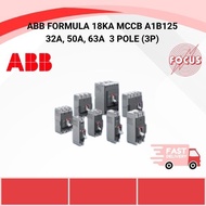 ABB FORMULA 18kA MCCB A1B125   32A, 50A, 63A  3 POLE (3P)