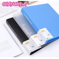 CHAYUMDA Transparent Folder, D-shaped Plastic Binder File Folder,  Office Document 2 Holes Lever Arc
