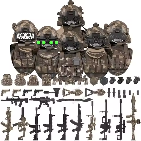 HOT Special Forces mini Soldiers Character mini Action Figures MOC Military Accessories Children's T