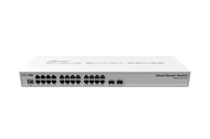 CRS326-24G-2S+RM 24 Gigabit port switch with 2 x SFP+ cages in 1U rackmount case, Dual boot (RouterO