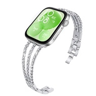 Stainless Steel Watchband for Huawei Watch Fit 3 Smartwatch Accessories Diamond link Bracelet Wristb